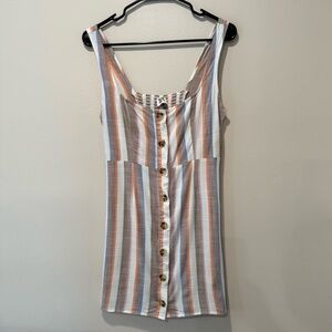 Show Me Your MuMu Cora Dress Sherbet Stripe Size L